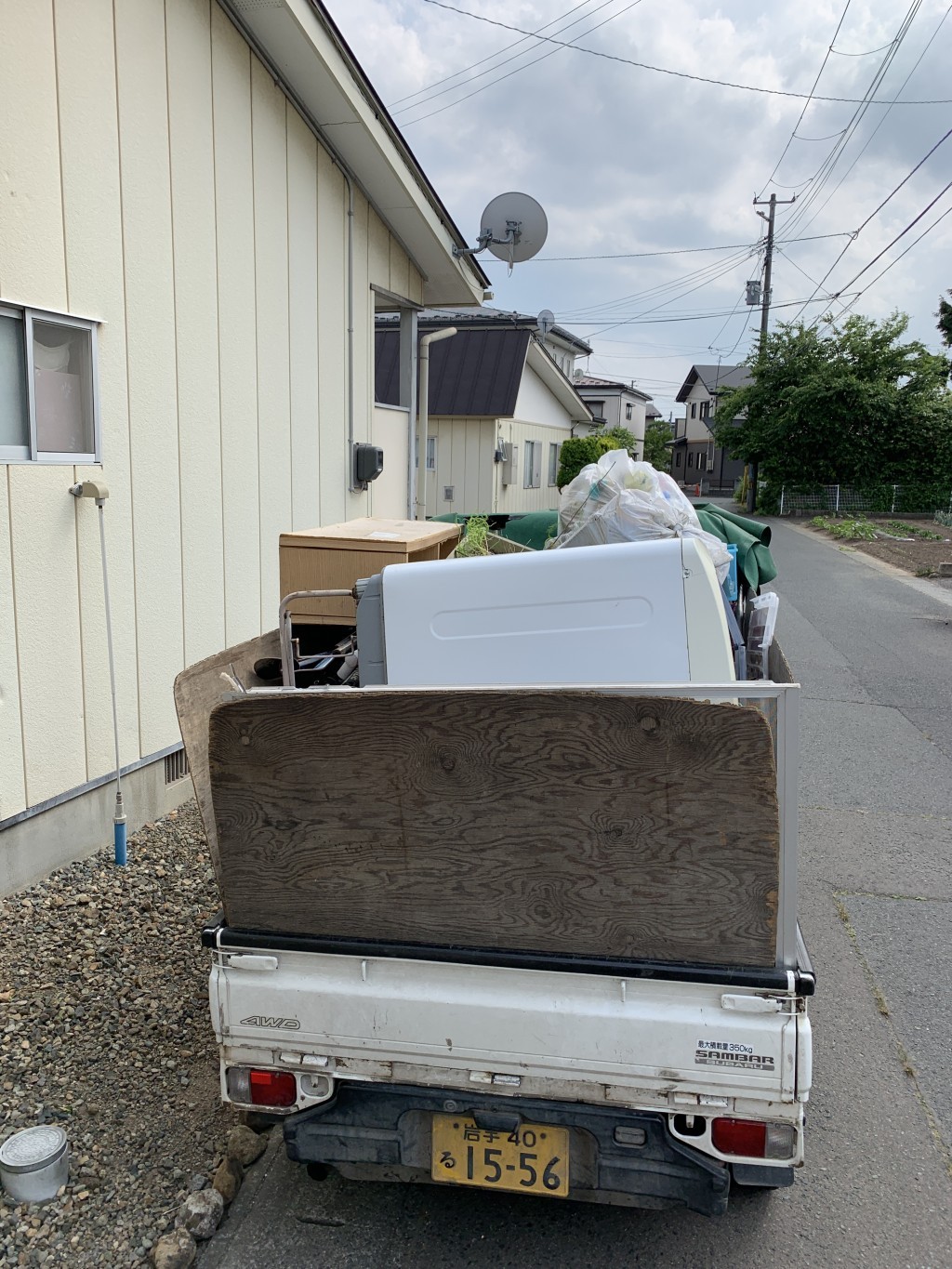 【盛岡市】トラック積み放題パックでの不用品回収 お客様の声
