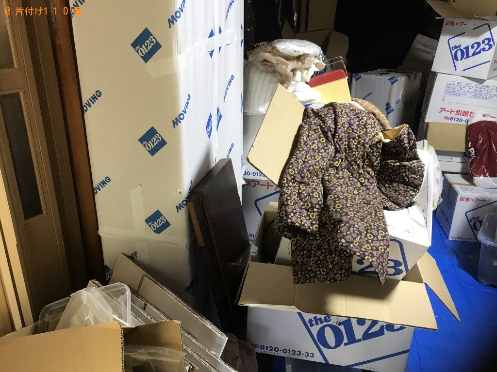 【所沢市】軽トラック1台分程度の出張不用品回収・処分ご依頼