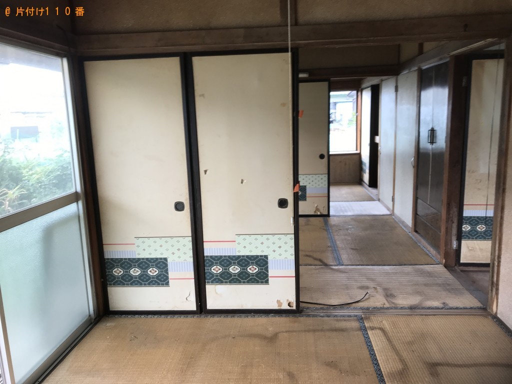 【北斗市】テレビ、棚、電気ポット等の回収・処分 お客様の声