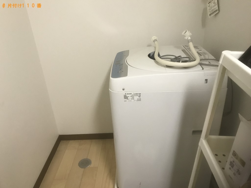 【一関市】洗濯機、カラーボックス、PCデスクの回収・処分ご依頼