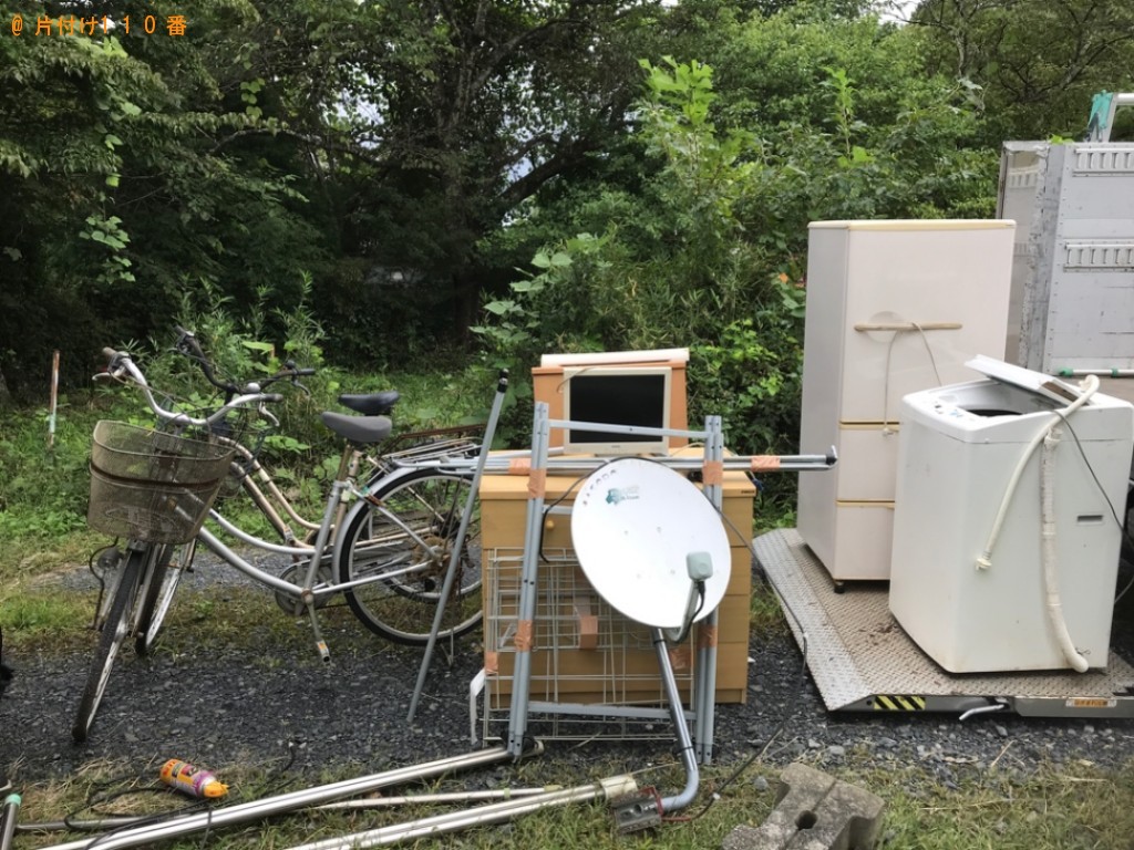 【奥州市】冷蔵庫、洗濯機、下駄箱、布団等の回収・処分ご依頼