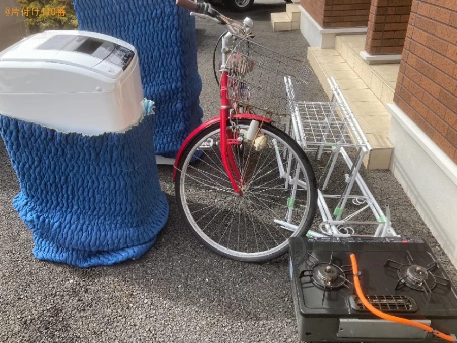 【一関市五十人町】冷蔵庫、ハンガーラック、洗濯機、自転車等の回収