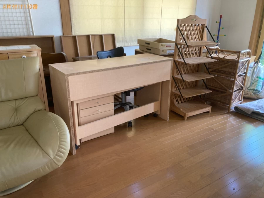 【一関市】学習机、下駄箱、椅子、ソファー、ハンガーポール等の回収
