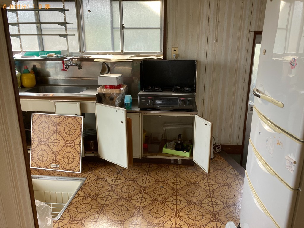 【一関市藤沢町】冷蔵庫、洗濯機、タンス、カラーボックス等の回収