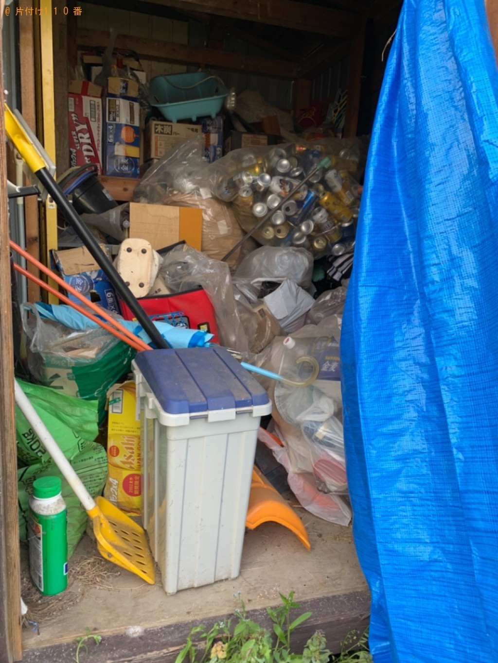 【北上市上野町】ゴミ箱、雪用スコップ、そり、傘、健康器具等の回収
