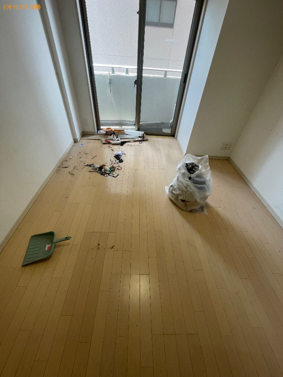 一般ゴミの回収とフローリングクリーニングご依頼 お客様の声
