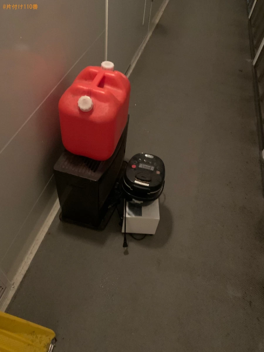 【北上市】ストーブ、ポリタンク、炊飯器等の回収・処分ご依頼