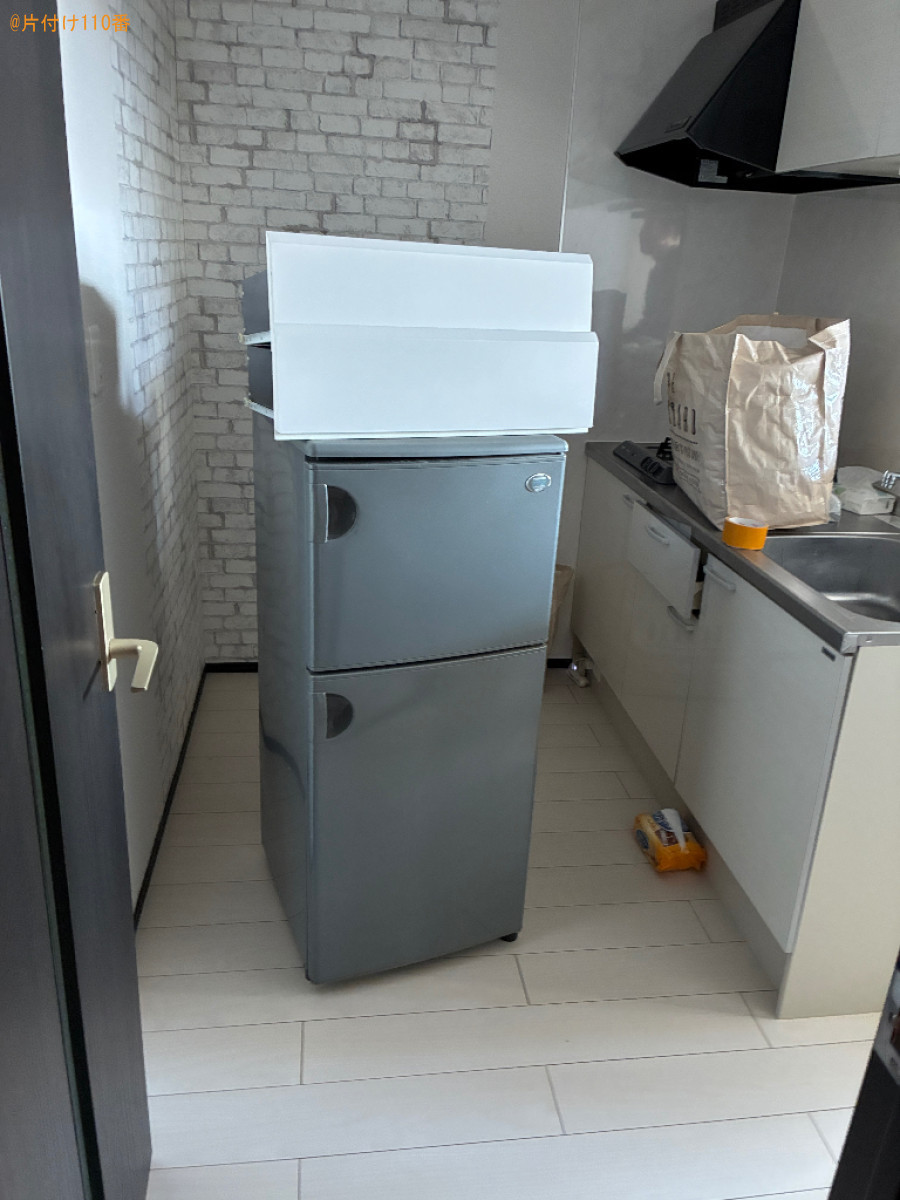 【北上市】マットレス付きシングルベッド、冷蔵庫、洗濯機等の回収